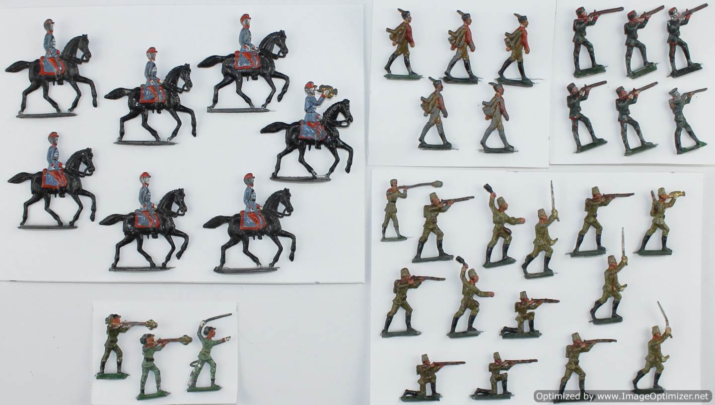 Tin Toy Soldier Equestrian Cossack Colonel Bogun Cavalry 1/32 Hand Painted 54mm for sale online 