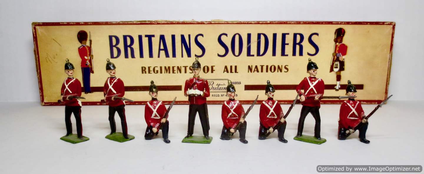 W Britains Soldiers The Somerset Light Infantry #17 Pre-Owned 