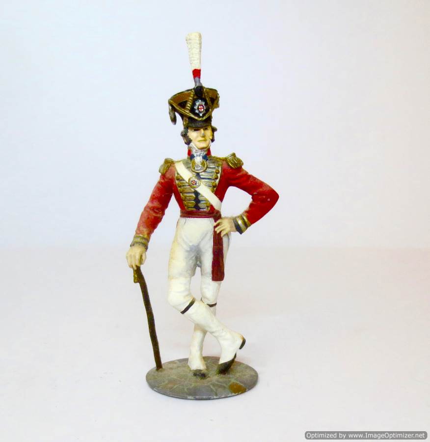 Painted Tin Toy Soldier Queen Victoria 54mm 1/32 